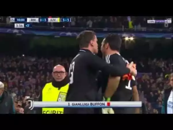 Video: The Moment Gianluigi Buffon Gets Angry at The Referee and Got a Red Card!!